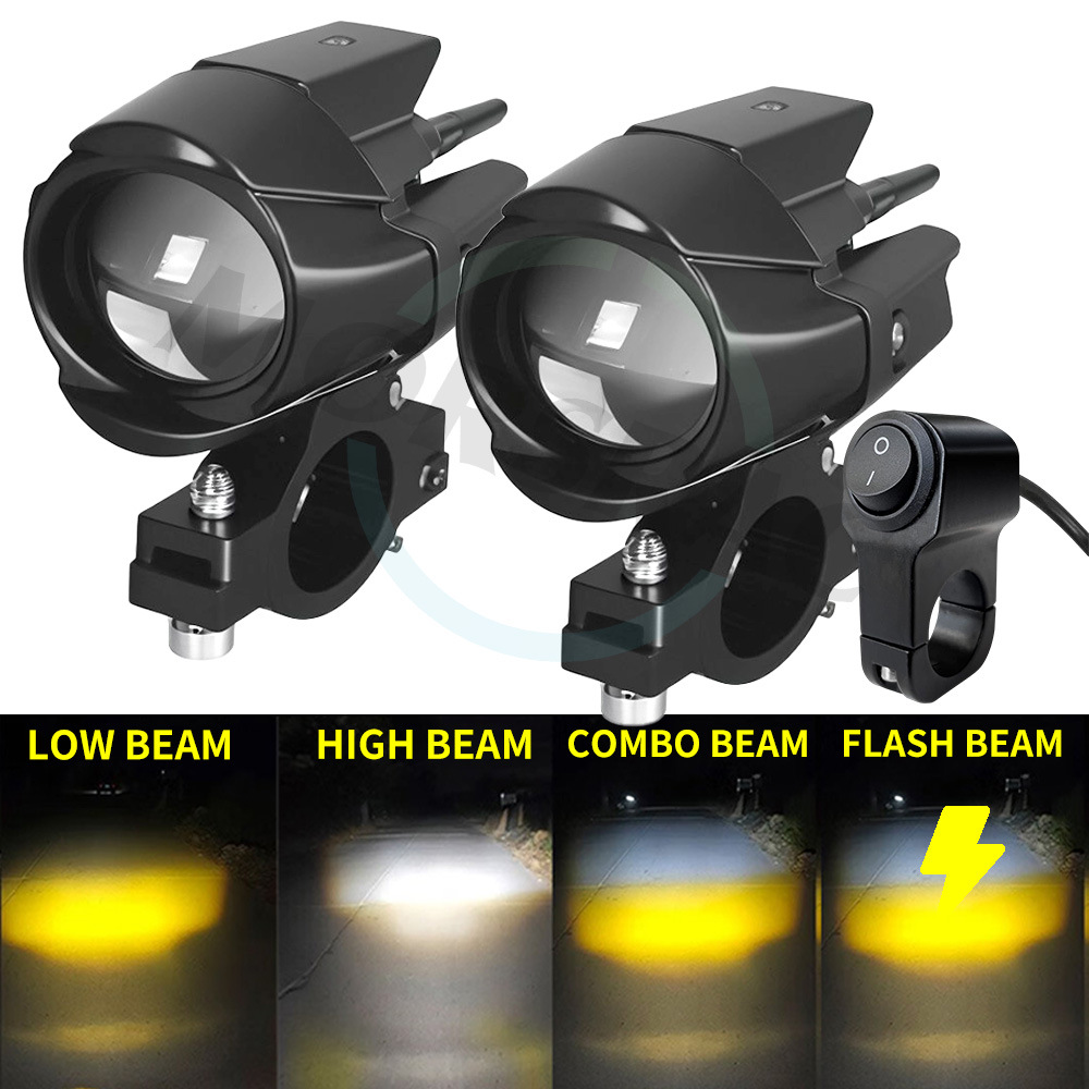 Sos Light Strobe - Extra Led Koplampen Voor Motorfiets Led