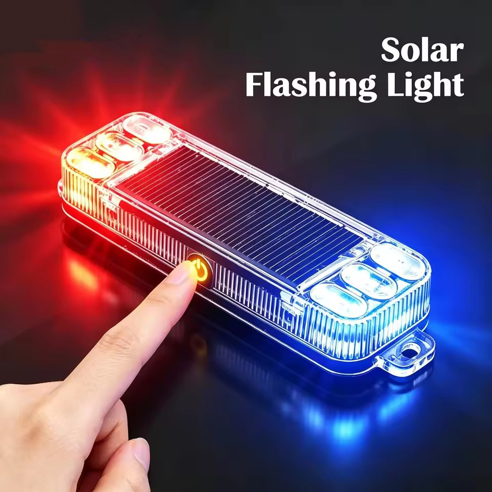 Sos Light Strobe - Auto's op zonne-energie, motorfietsen, LED-waarschuwingslichten, elektrische