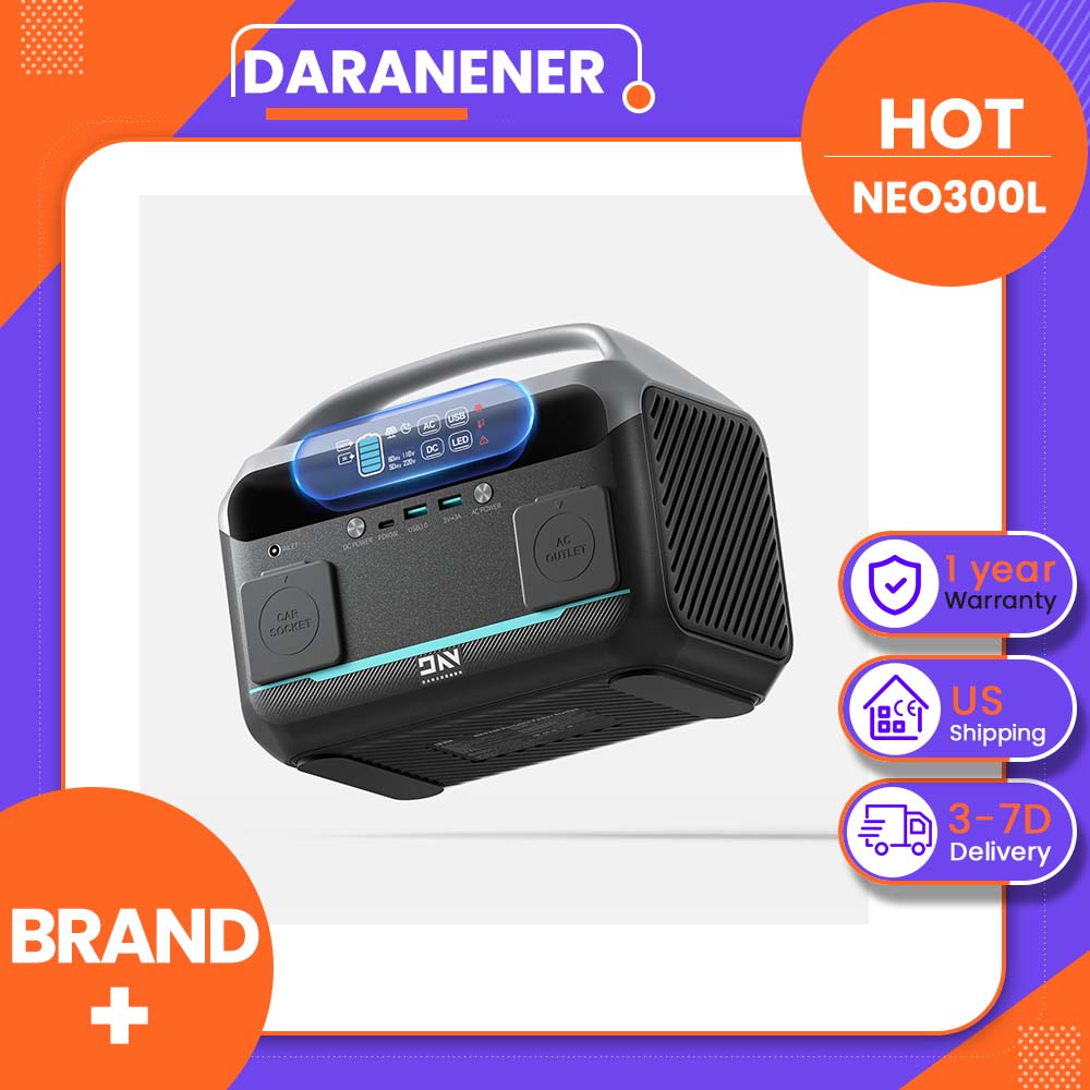 Solar Emergency Charger - Daranener NEO300L 350W Draagbare Power Station,