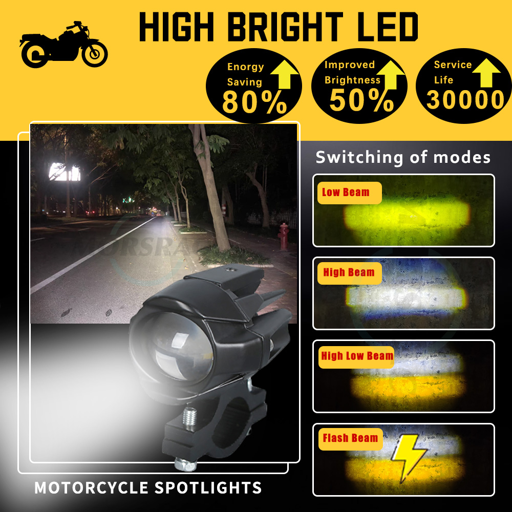 Extra Led Koplampen Voor Motor - Sos Light Strobe recensie en prijs