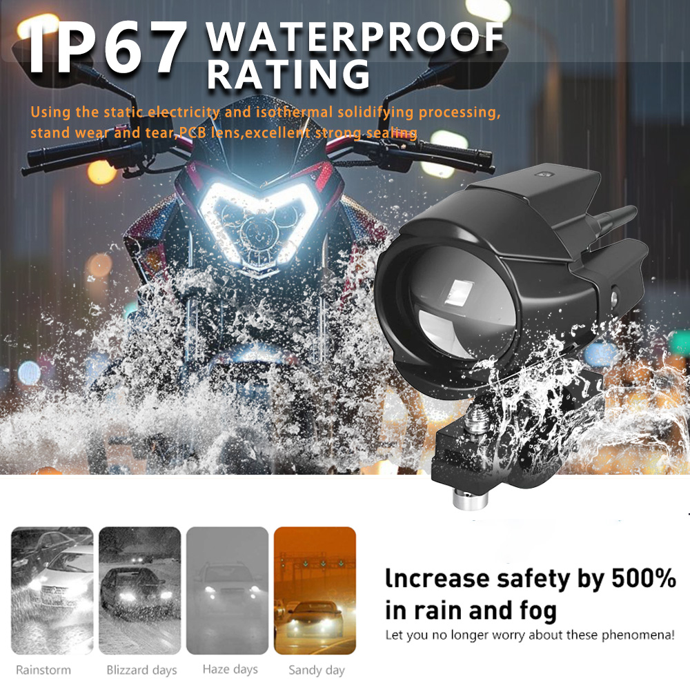 Extra Led Koplampen Voor Motor - Sos Light Strobe recensie en prijs