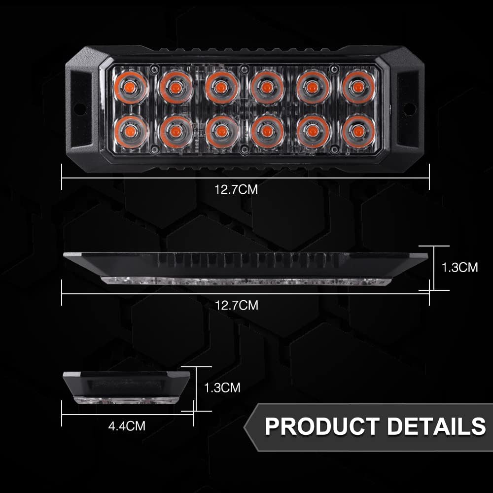 New12-LED Knipperende Strobe v - Sos Light Strobe recensie en prijs