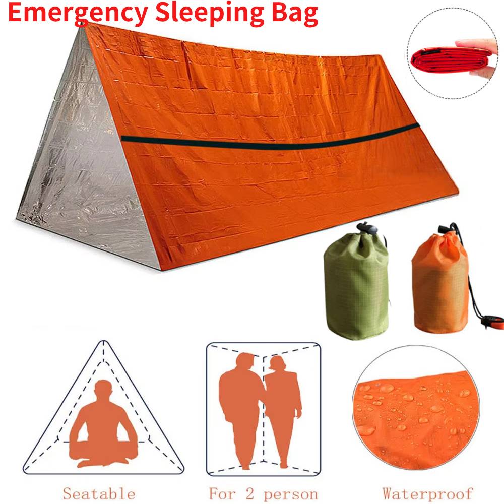 Draagbare waterdichte noodover - Bivy Bag Emergency recensie en prijs