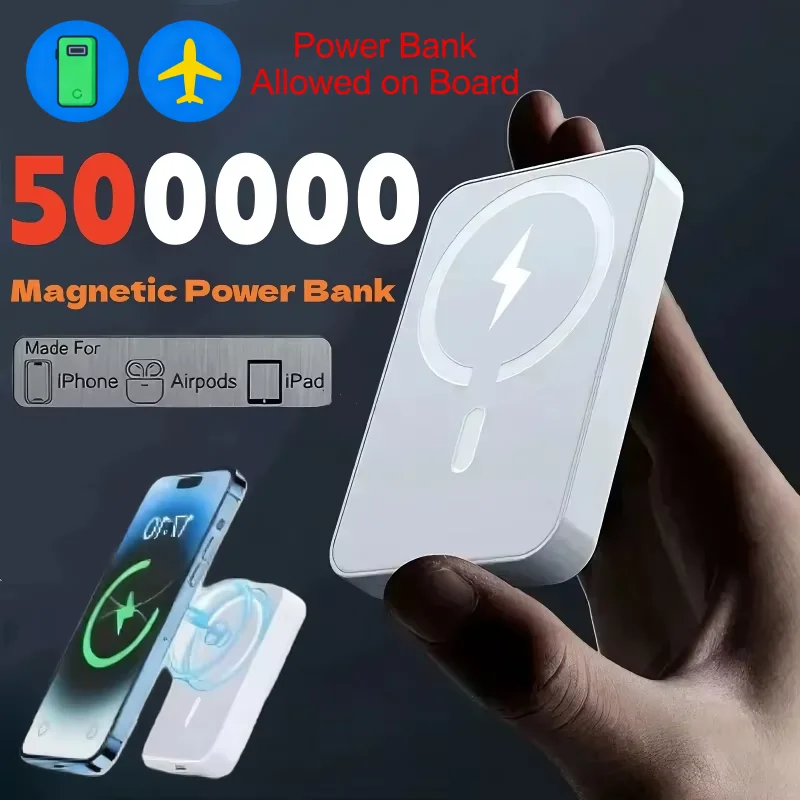 500000mAh Magnetische Draadloz - Solar Emergency Charger recensie en prijs