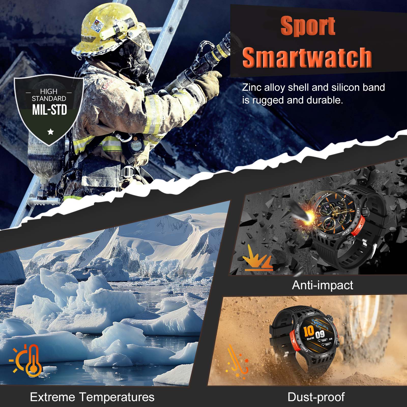 EIGIIS Smartwatch voor heren m - Compass Lensatic recensie en prijs